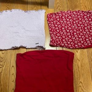 hollister tube tops